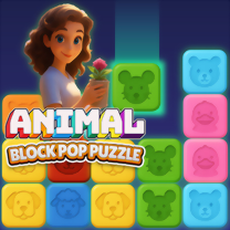 Gra Animal Block Pop Puzzle
