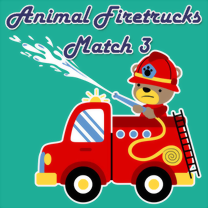 Gra Animal Firetrucks Match 3