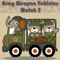 Gra Army Weapon Vehicles Match 3