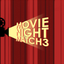 Gra Movie Night Match 3
