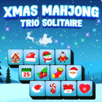 Gra Xmas Mahjong Trio Solitaire